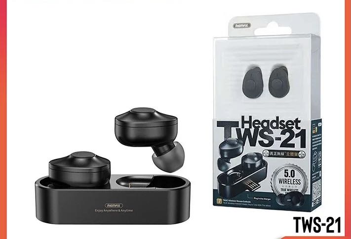 REMAX TWS 21 TRUE WIRELESS STERREO EARBUDS 5.0 WIRELESS Audio