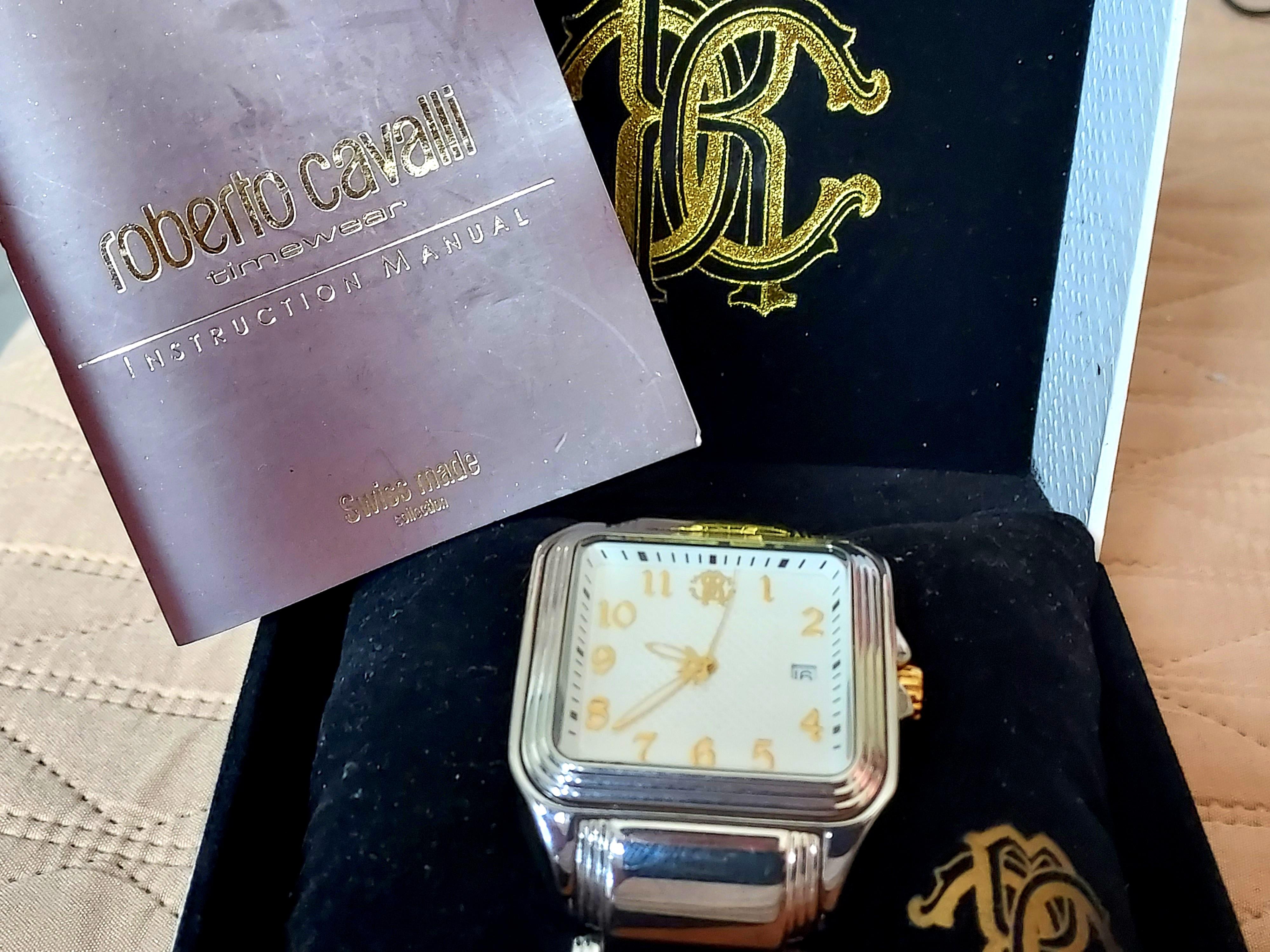 オリジナルデザイン手作り商品 腕時計 ロベルトカヴァッリ New Ladies