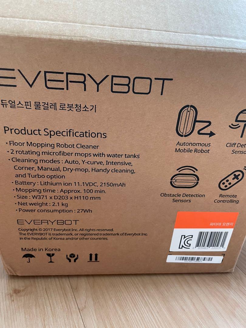 Robotic Mop KOREAN EveryBot RS700 Plus, TV & Home Appliances, Vacuum