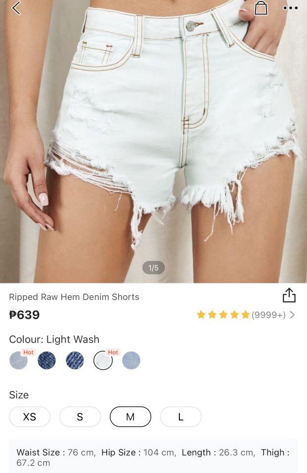 cute ripped shorts