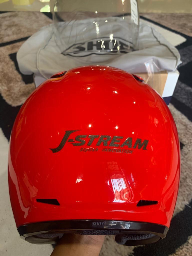 Shoei helmet Jstream ‘shine red’ S size to let go., Motorbikes on Carousell