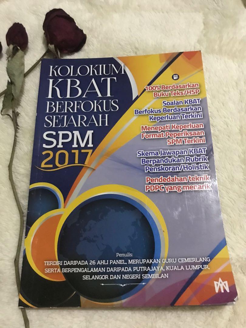 Soalan Kbat Sejarah Spm 2017 Books Stationery Books On Carousell