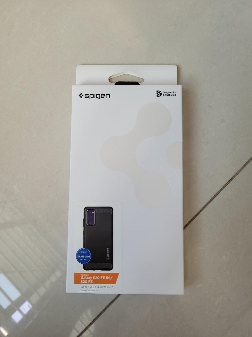 Spigen Rugged Armor For Samsung S Fe Mobile Phones Gadgets Mobile Gadget Accessories Cases Sleeves On Carousell
