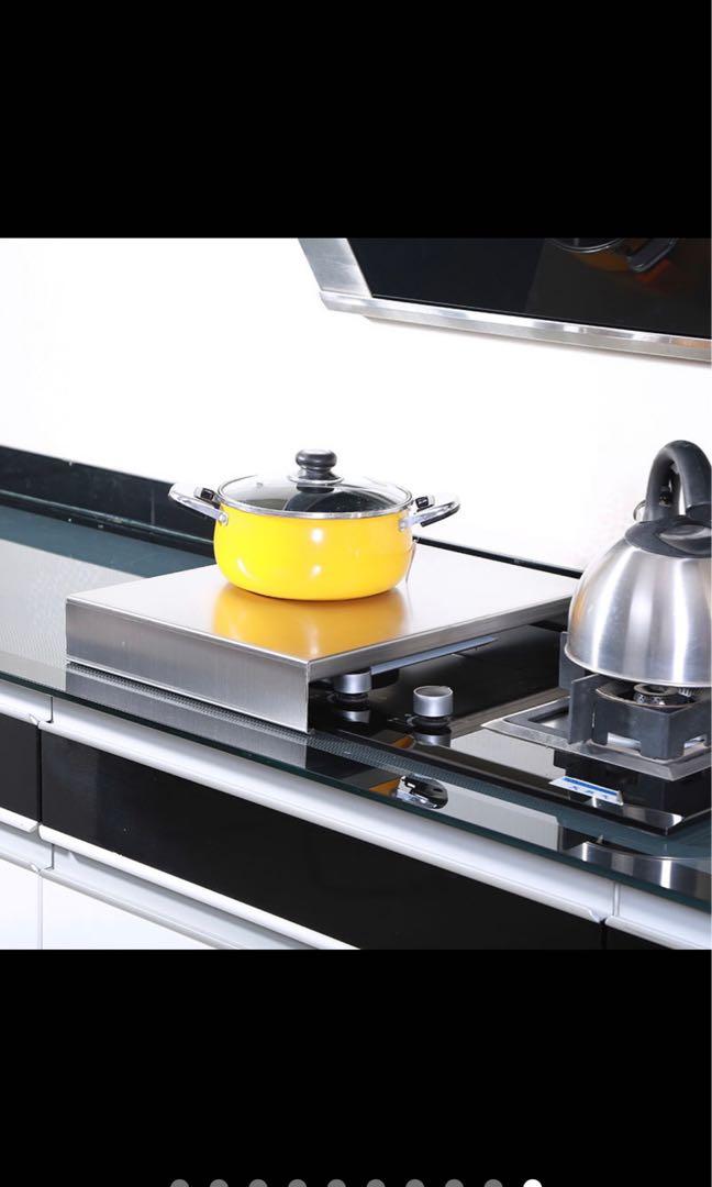 Stainless Steel Stove Cover Plate, Furniture & Home Living ...