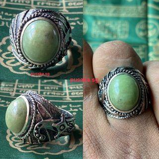 Khodam Super Strong Natural Batu Giok Sojol (Hercules Stone) , believed for immense strength, authority, uplifting of energies and increased physical and spiritual strength, protection and inviting positive success! #Mustika, Spiritual, Khodam Ring, ilmu