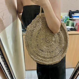 Tas Rotan Bali | Tas Rotan Bulat Pantai