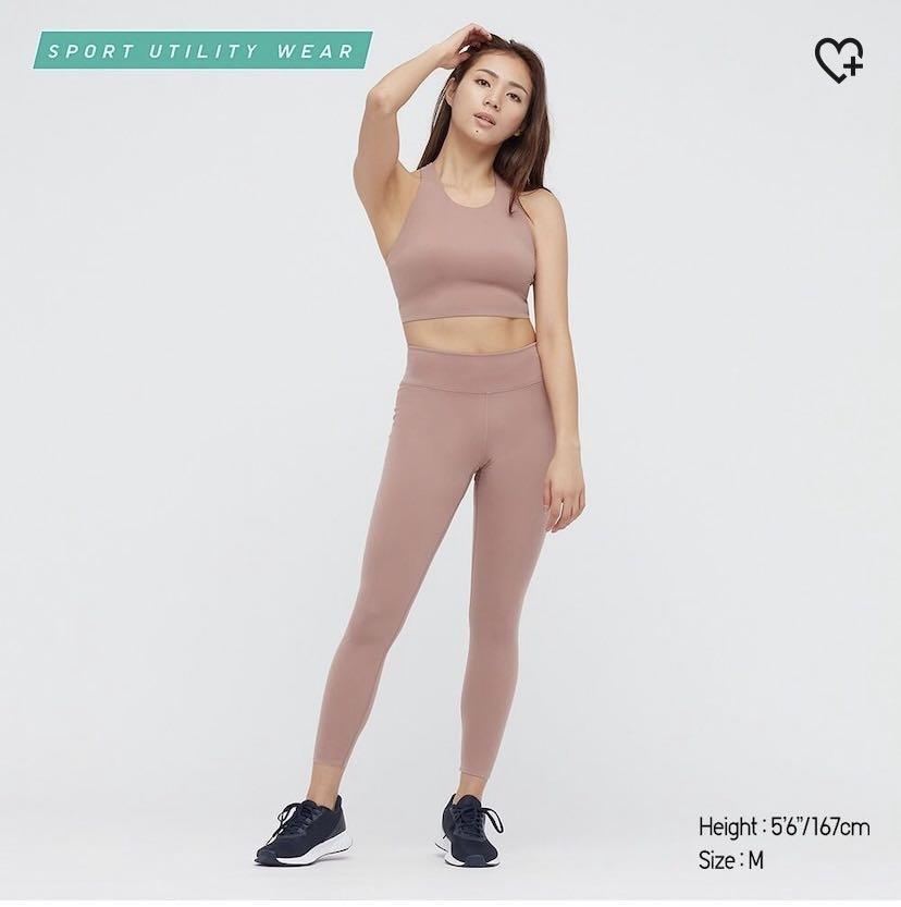 UNIQLO WOMEN AIRism Soft UV Protection Leggings, Women's Fashion, Activewear  on Carousell