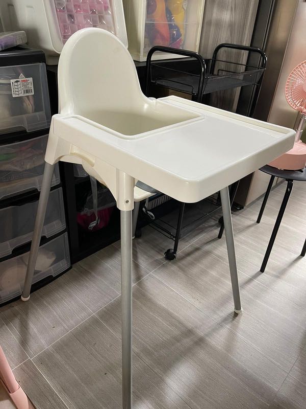 *USED* IKEA High Chair with Tray, Babies & Kids, Nursing & Feeding
