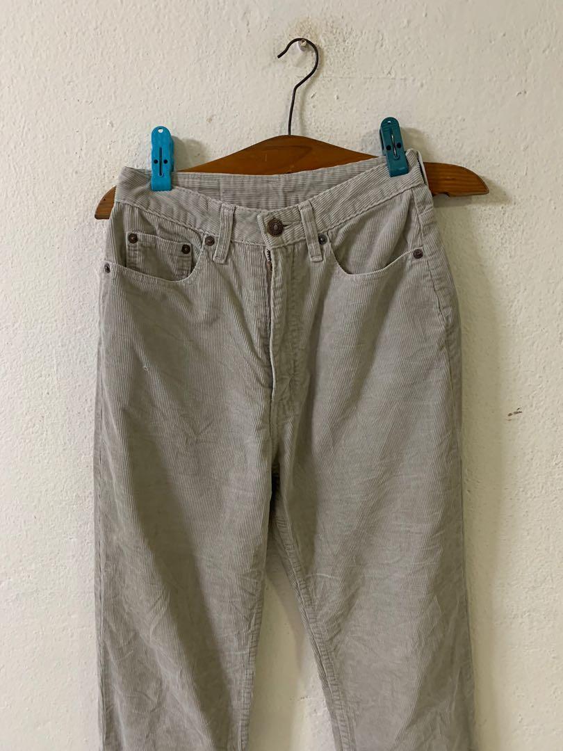 Vintage 93 Levis 515 White Tab Corduroy Jeans, Women's Fashion, Bottoms,  Jeans & Leggings on Carousell
