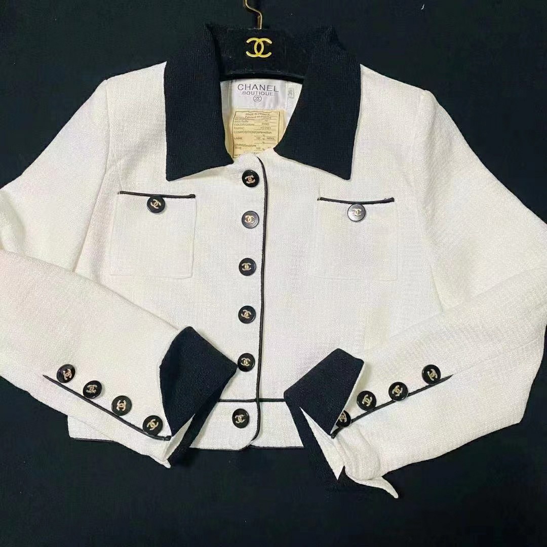 Vintage chanel jacket blazer, Women's Fashion, Coats, Jackets and