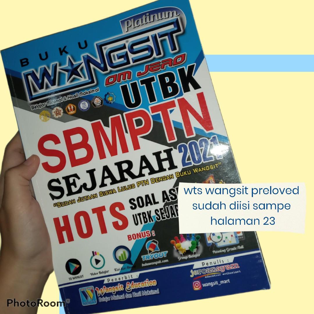 Wangsit Sbmptn Sejarahsoshum Buku Alat Tulis Buku Pelajaran Di Carousell