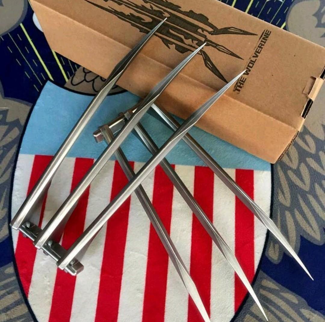 Wolverine Claw Cosplay PVC Hard Plastic (Category: Action & Battle Toys) located in Caloocan City. Submitted by guitarsandcosplayph (Listing ID 1096822949, Image 3). Description: X- Men Wolverine Claw Cosplay Movie Props Collection Material PVC hard Plastic Brand new Price 1k Delivery charge lalamove Lbc padala.