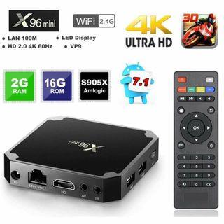 X96 Mini Android Tv Box | Android 9 Tv Box | 2gb Ram 16gb Ram Tv Box | Android Smart Tv Box📺♥️
