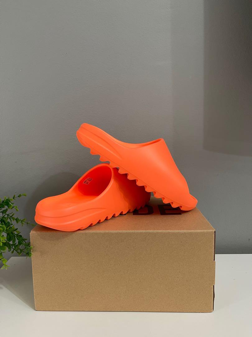 yeezy slide flame orange