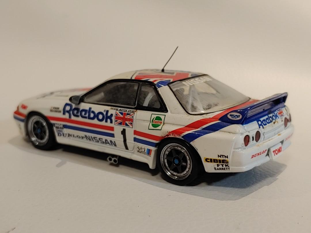 1/43 ebbro x tomytec nissan skyline R32 Reebok diecast 1:43, 興趣