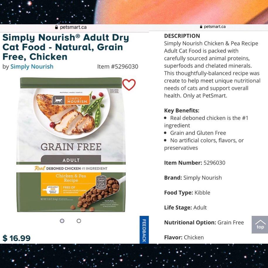 Simply nourish adult cat food deals