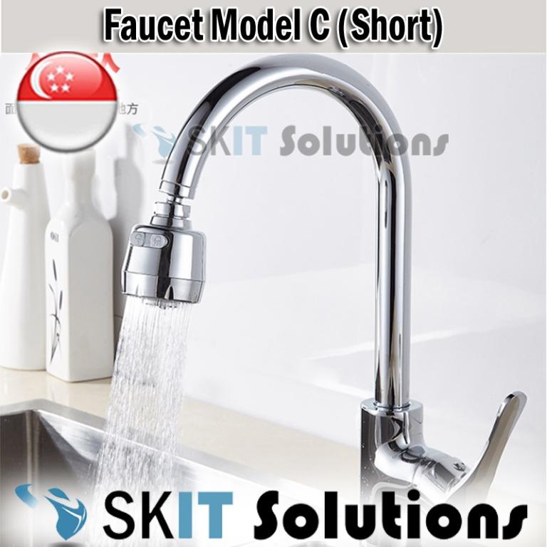 360 Degree Universal Rotate Tap Faucet