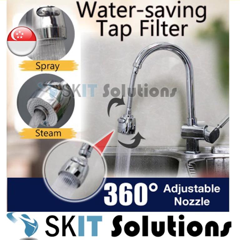 Tap Head Anti-splash Nozzle Faucet Bubbler Extender Sprayer Sink Spray Adapter S