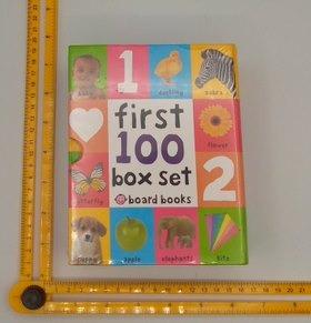 3 Books First 100 Board Book Box Set First 100 Words, Numbers Colors ...
