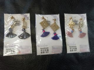 店鋪清貨 特價發售 全人手製作 手工耳環64193274214401110