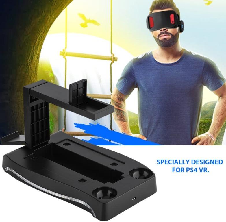 𝐅𝐑𝐄𝐄 𝐃𝐄𝐋𝐈𝐕𝐄𝐑𝐘 Charging Station For Ps4 Vr 4 In 1 Vr Headset Stand With 2 Gamepad Controllers Charging Stand For Ps4 Vr Ps Move Video Gaming Gaming Accessories Controllers On Carousell