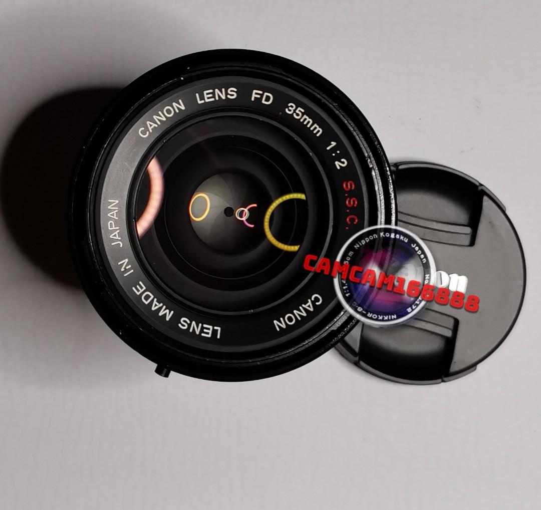 公式正規店 キャノン FD 35mm F2 SSC キャノン 元箱付き - カメラ