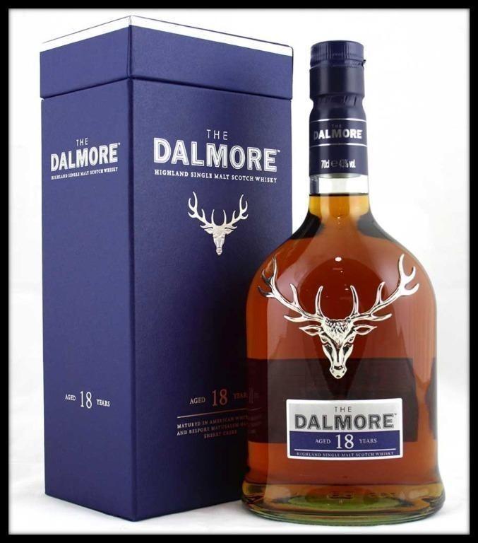 限量優惠 Dalmore 18 Years 43 大摩18年單一純麥威士忌 750ml 嘢食 嘢飲 酒精飲料 Carousell