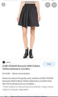 Acne Studios A- line mini skirt