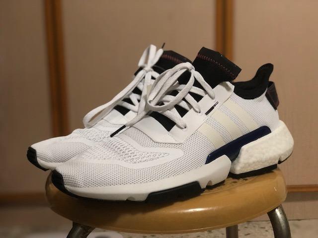 White on sale adidas pod
