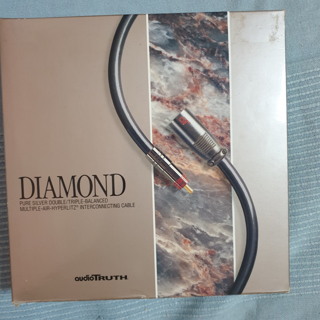 Audioquest 》Diamond interconnect RCA 1.0m, Audio, Other Audio Equipment