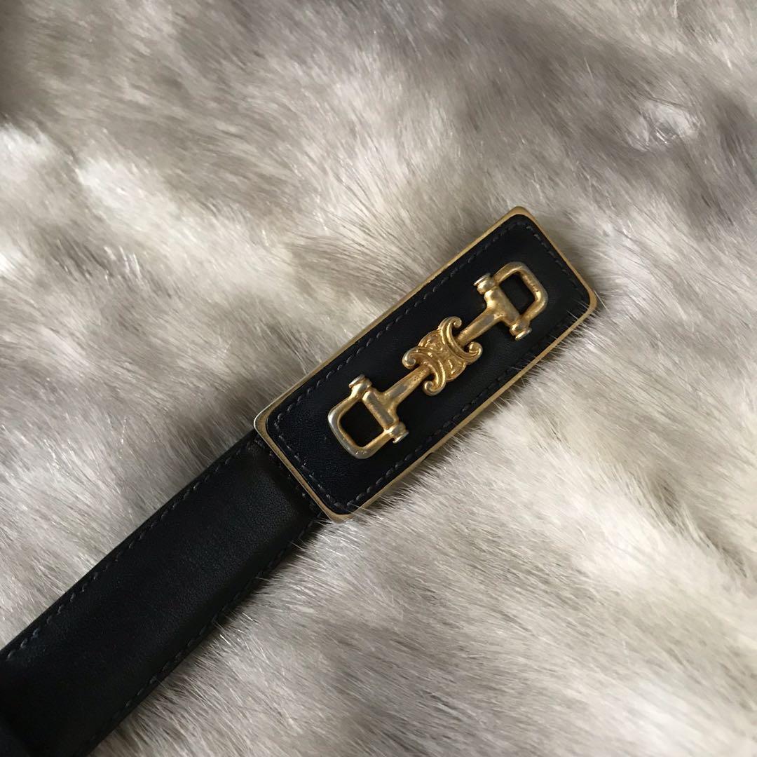 AUTH CELINE HORSEBIT SLIM BELT, Luxury, Accessories on Carousell