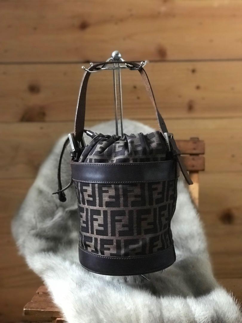 AUTH FENDI SECCHIELLO BUCKET BAG MINI Luxury Bags Wallets on