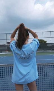 Authentic ADLV Basic Oversized Top Blue