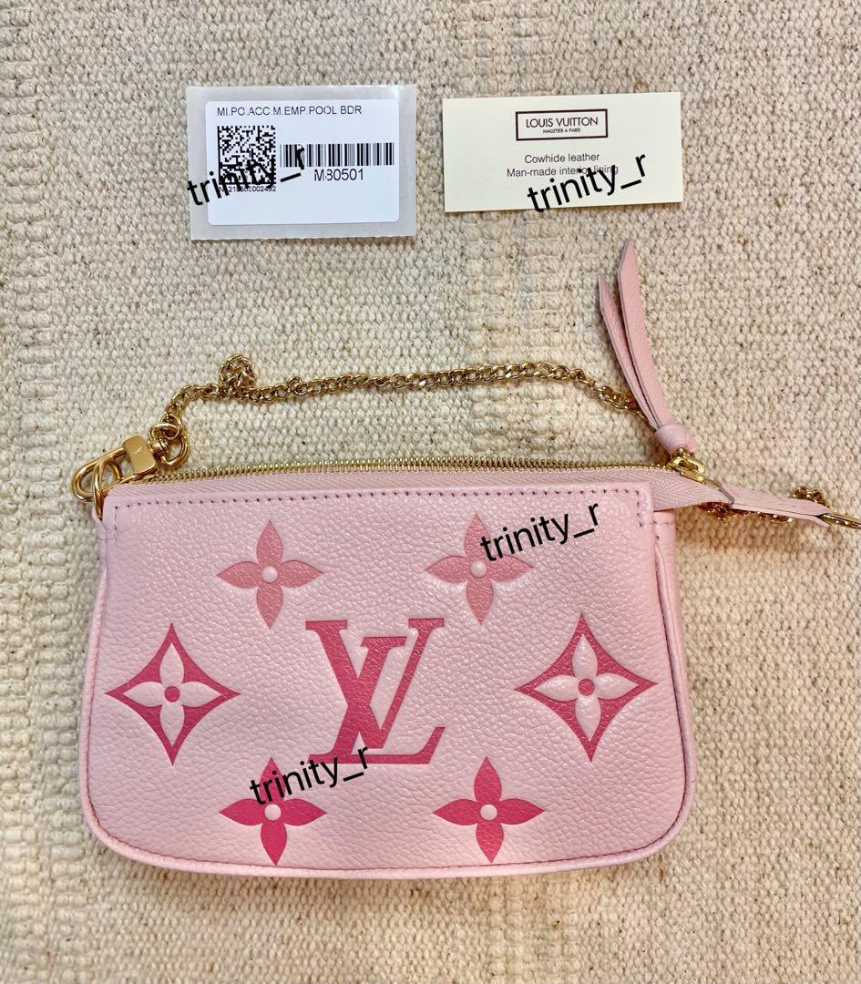 Louis Vuitton Mini Pochette Accessoires Pink in Cowhide Leather with  Gold-tone - US