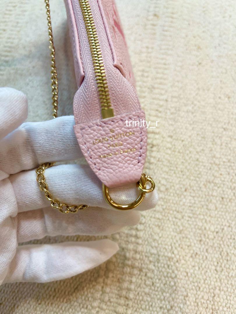 Authentic Louis Vuitton LV Pink Mini Pochette Accessoires (Summer By The  Pool Collection), Luxury, Bags & Wallets on Carousell