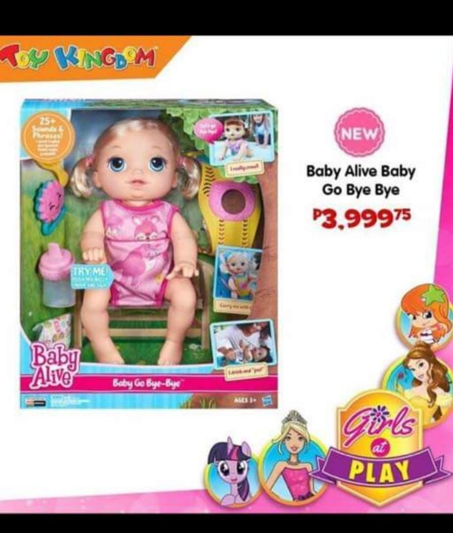 Baby Alive Baby Go Bye Bye With Flaw, Hobbies & Toys, Toys & Games On  Carousell