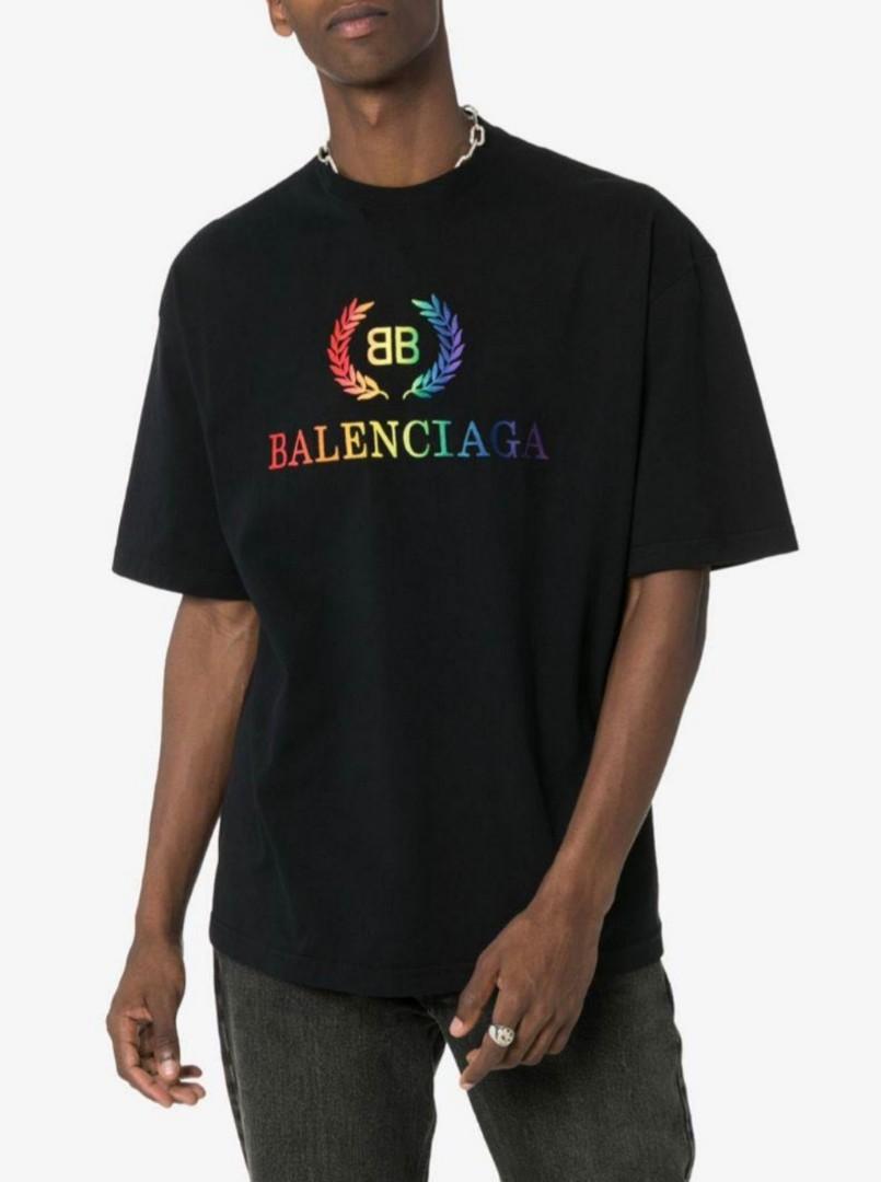 Rainbow balenciaga shirt new arrivals