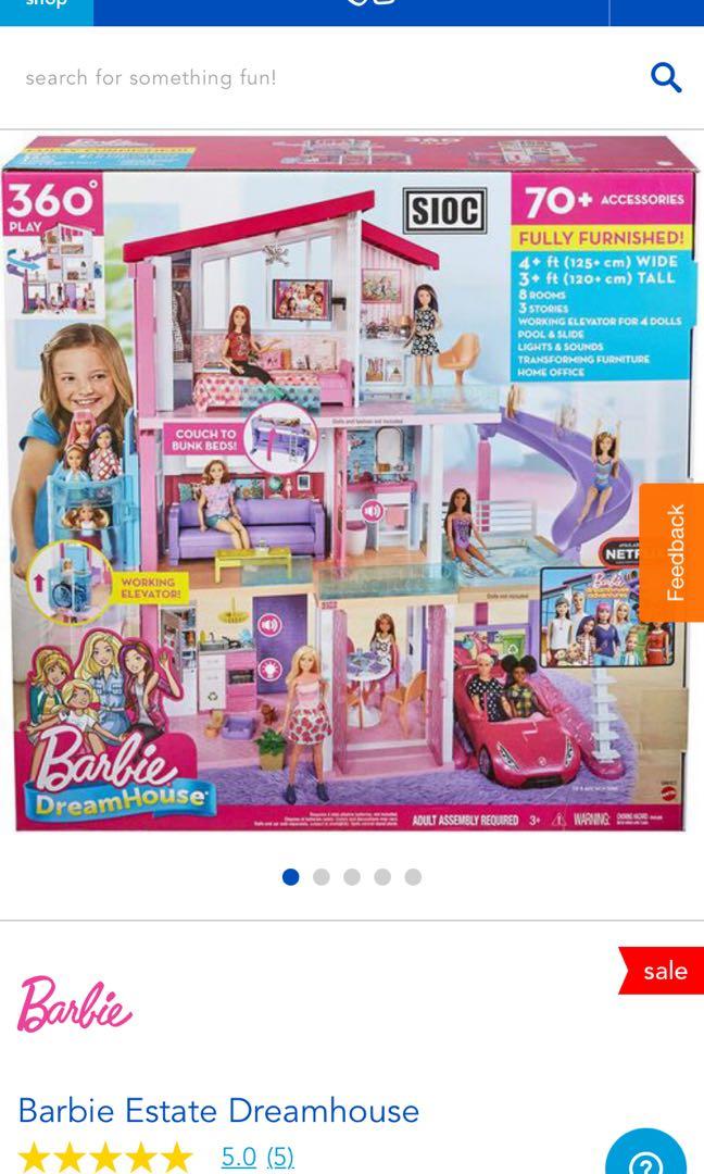 Barbie dream house fully furnished online