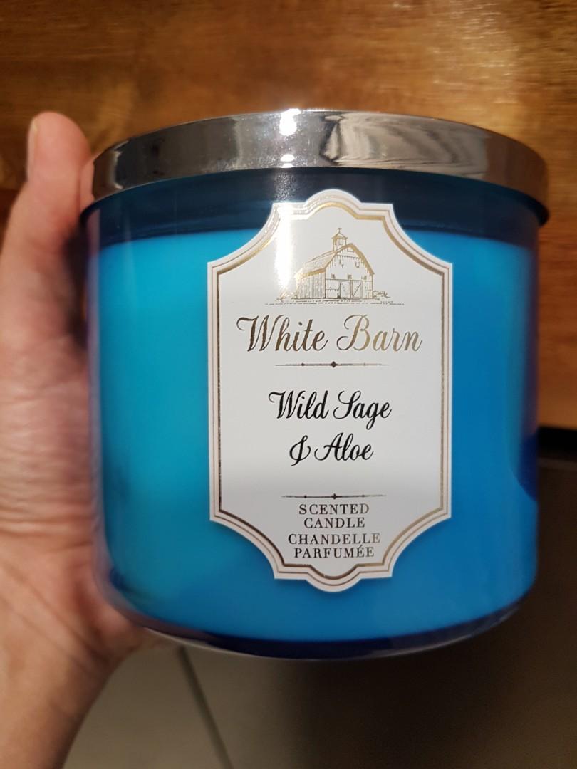 3 BATH & BODY WORKS YOU HAD ME AT ALOE FILLED SCENTED 1.3 MINI CANDLE WILD SAGE 