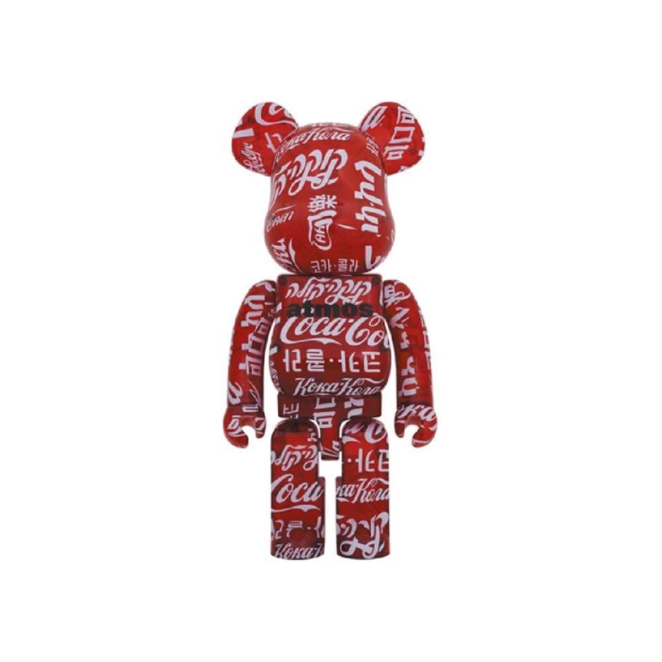 Bearbrick Coca Cola Atmos 1000% clear red be@rbrick, Hobbies 