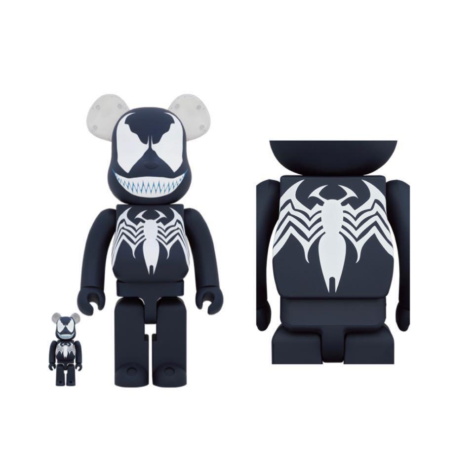 Bearbrick Venom 400% and 100%, Hobbies & Toys, Collectibles 