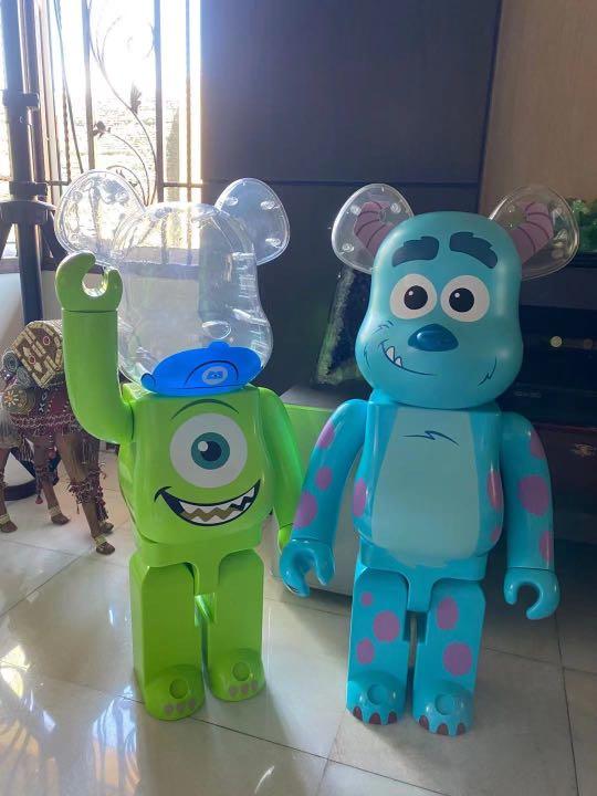 Be@rbrick MIKE  SULLEY 1000%, Hobbies  Toys, Toys  Games on Carousell