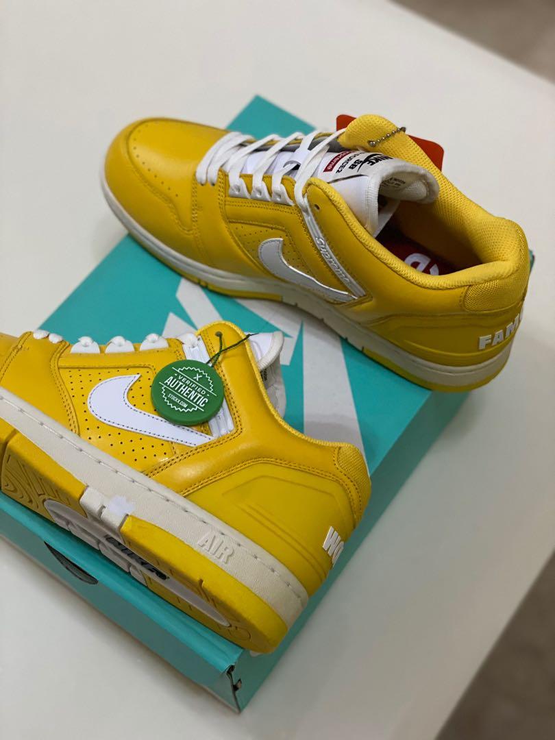 Air force top 2 supreme yellow