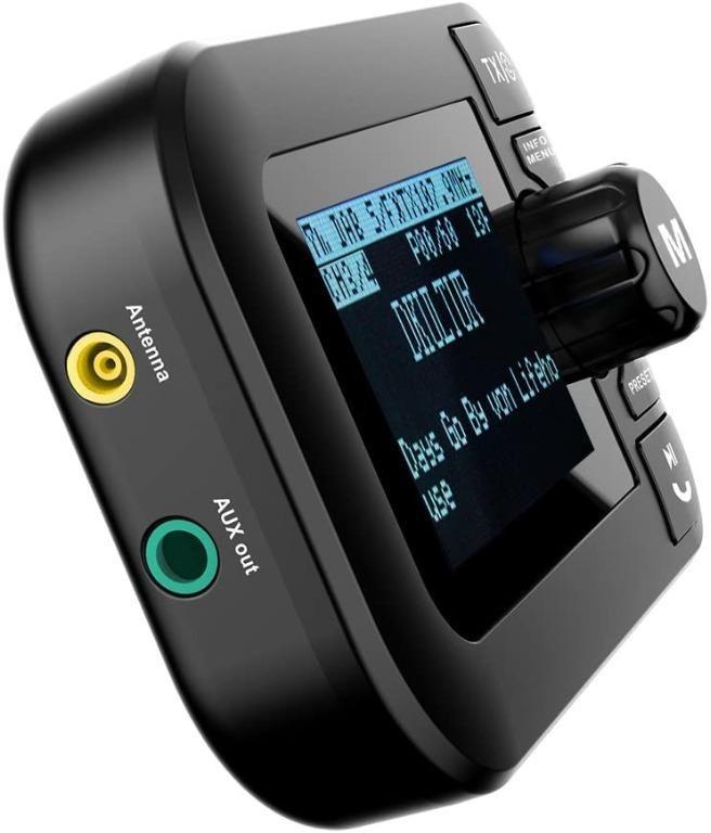 [BNIB] FirstE (DAB005B) InCar DAB/DAB+ Radio Portable Bluetooth FM Transmitter 2.3" LCD Car