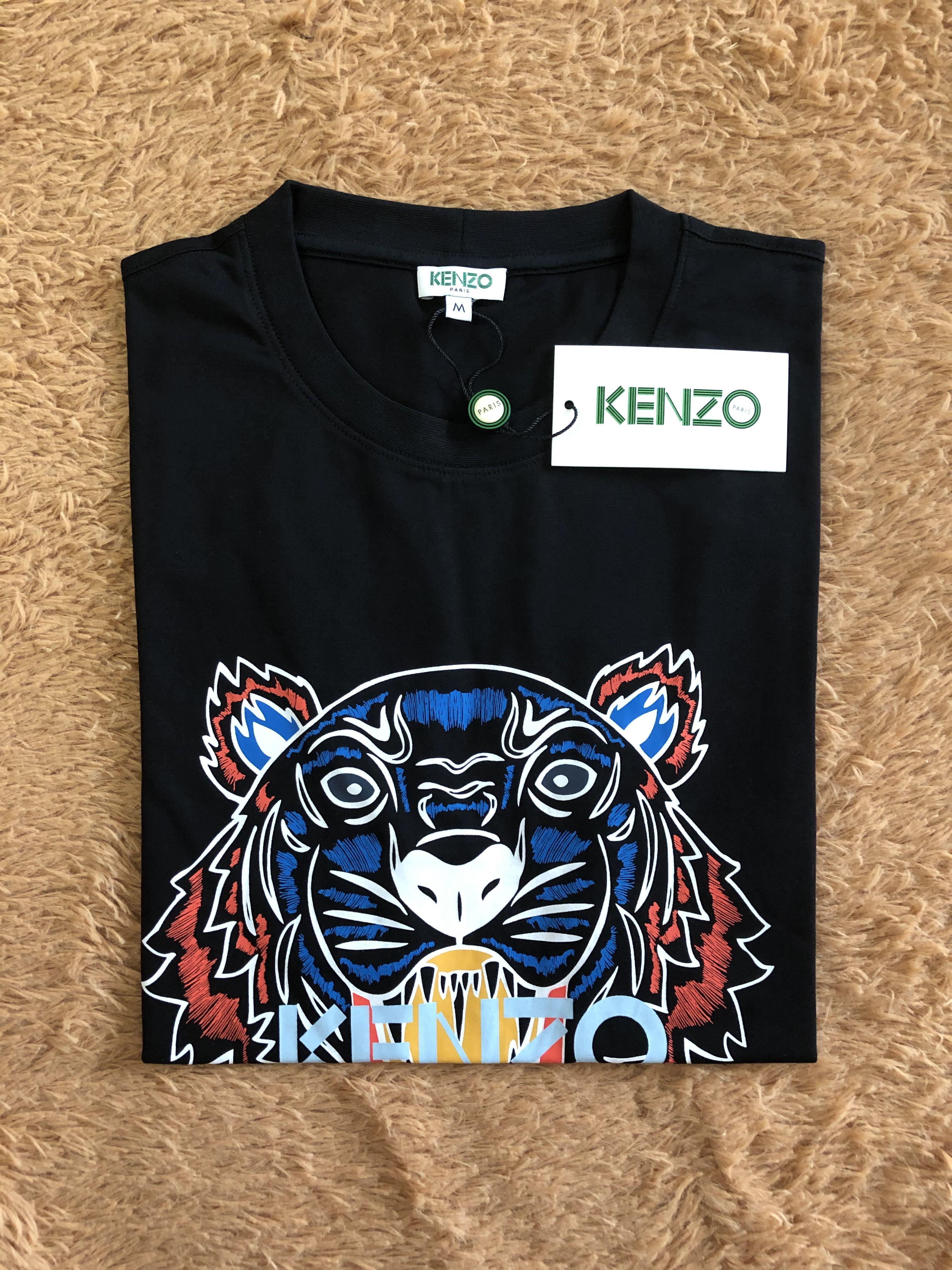 Red and blue kenzo shirt sales
