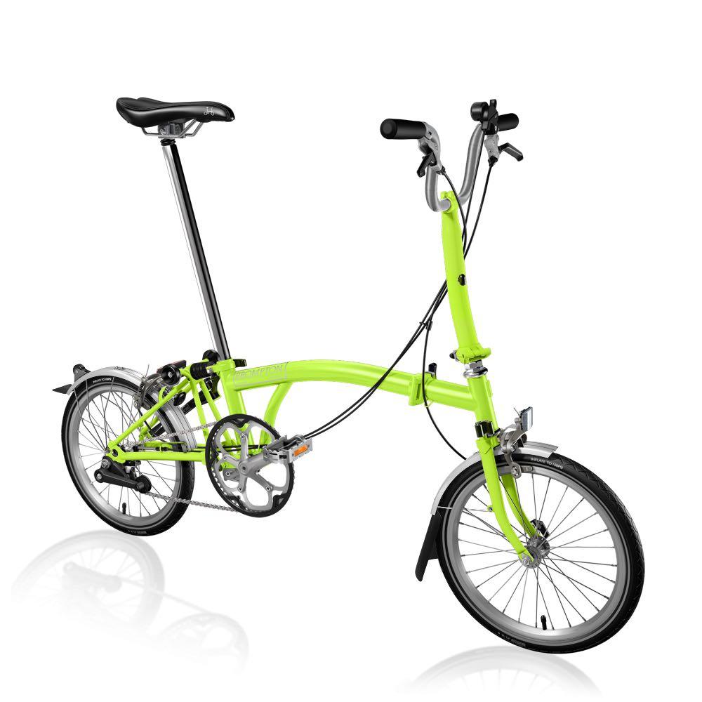 Brompton M2L in Lime Green Sports Equipment Bicycles Parts
