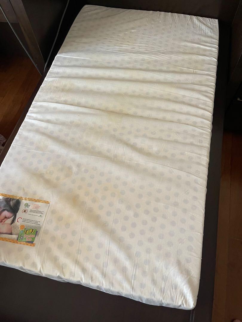 Kids Bumble Bee latex mattress with bedsheet Babies Kids Baby