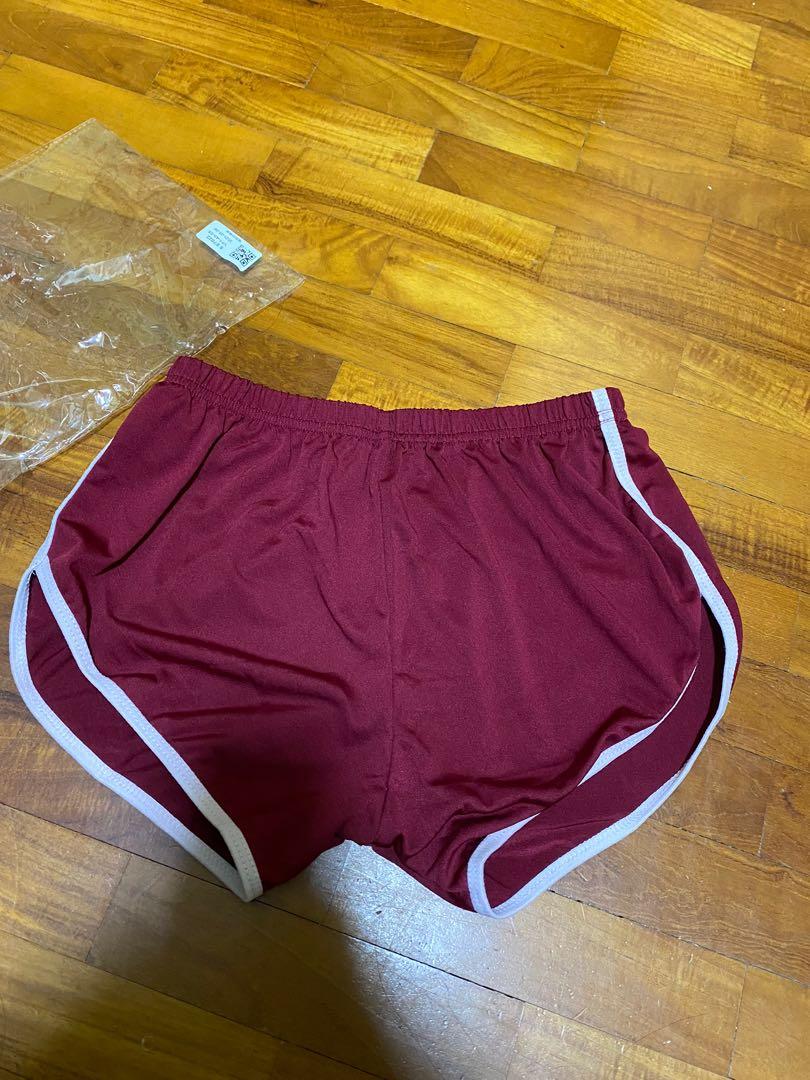 Maroon booty on sale shorts