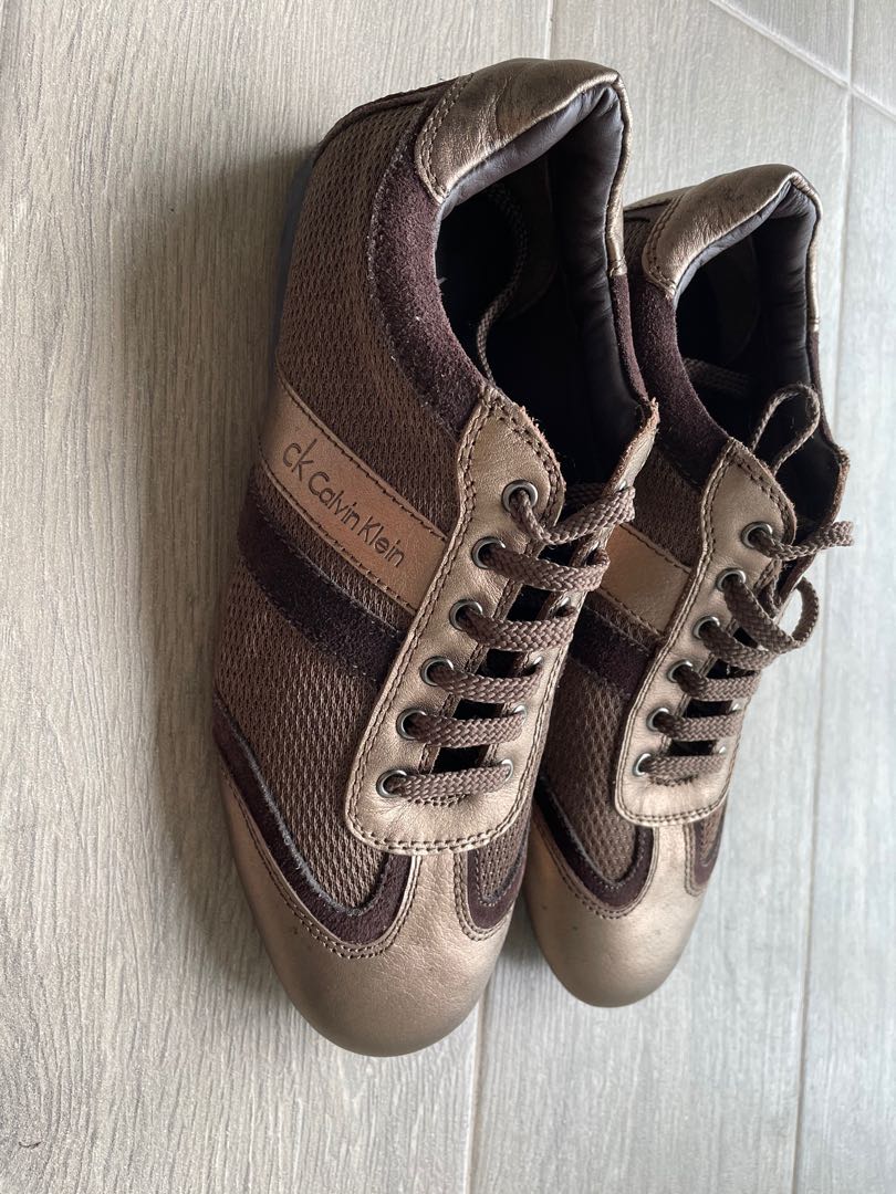 Calvin Klein brown sneakers