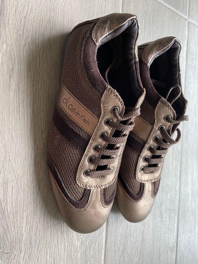 Calvin Klein brown sneakers